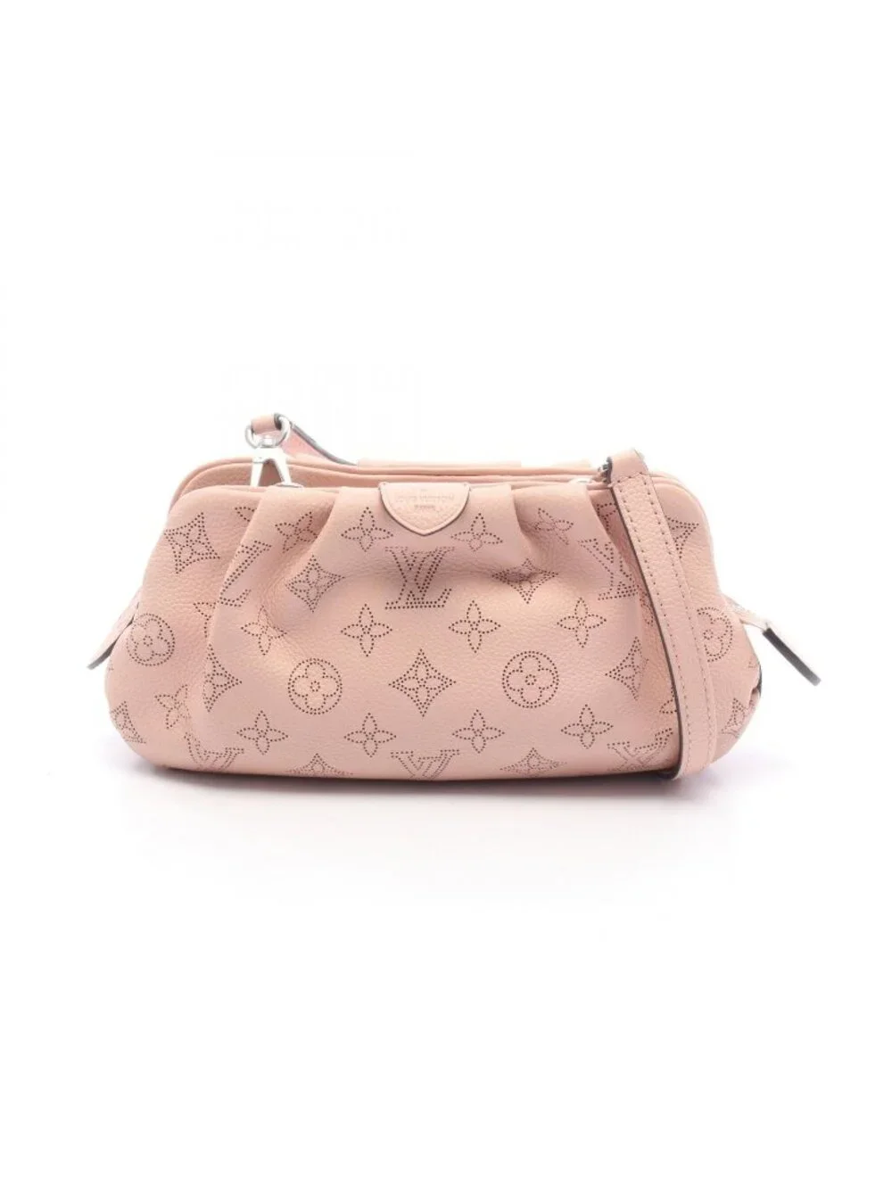 Louis Vuitton Shoulder Bag Mahina Scala Mini Magnolia Leather